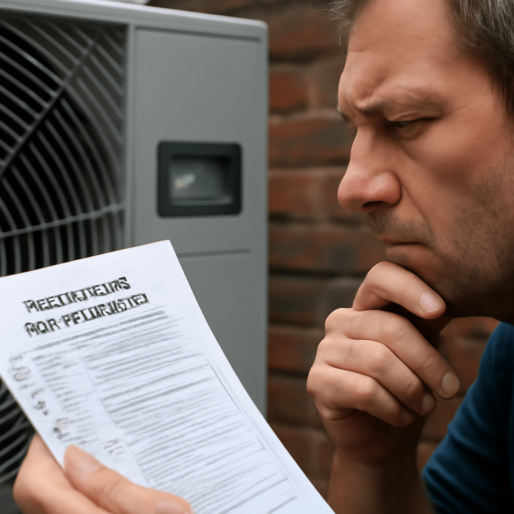 meldcodelijst warmtepompen